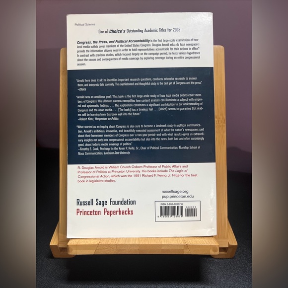 Congress, the Press, and Political Accountability by Arnold, R. Douglas - Picture 2 of 7